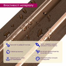 Декоративная PS рейка 2900х120х20мм (D) SW-00002147