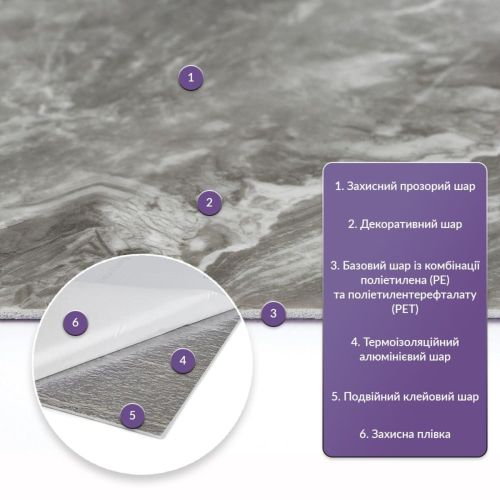 Самоклеящаяся стеновая PET плитка 600x300x2mm (D) SW-00002350