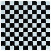 Мозаика из декоративного стекла шахматка 298х298х4,5мм SW-00002366