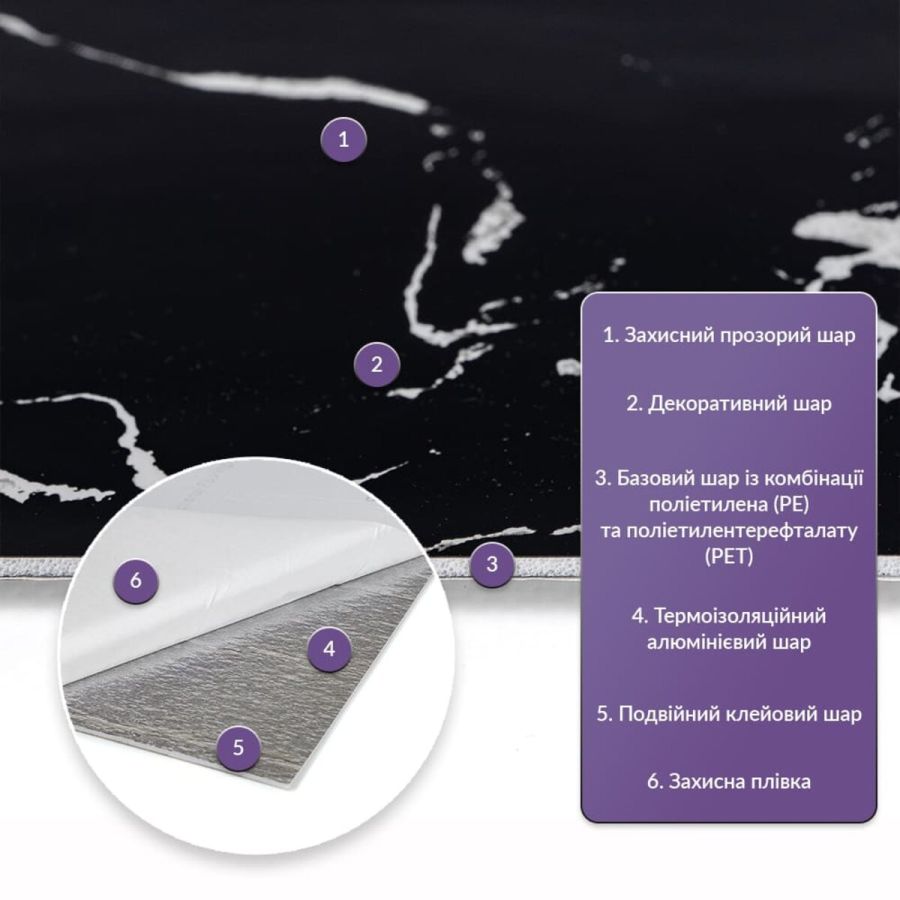 Самоклеящаяся стеновая PET плитка 600x300x2mm (D) SW-00002298
