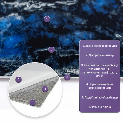Самоклеящаяся стеновая PET плитка 600x300x2mm (D) SW-00002314
