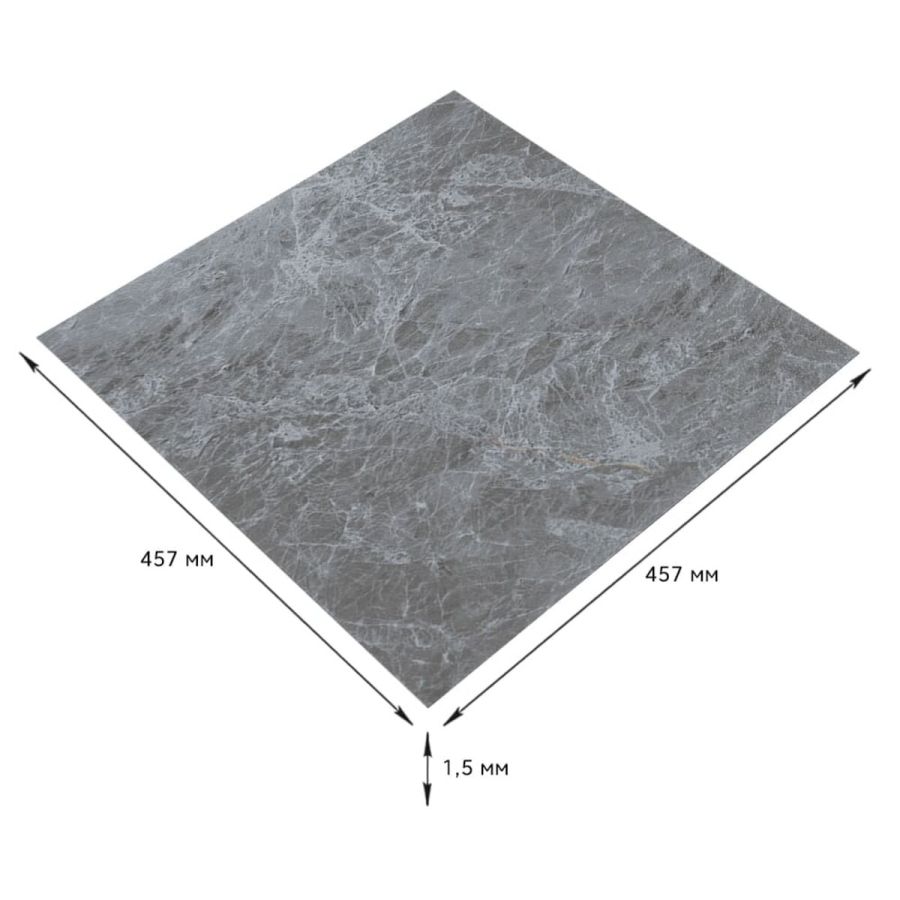 Самоклеящаяся LVT плитка 457x457x1.5mm (D) SW-00002458