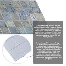 Декоративная ПВХ панель 960х480х4мм (D) SW-00002480