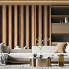 Панель-рейка LIGHT BROWN+BLACK 665х665х5мм (D) SW-00002533