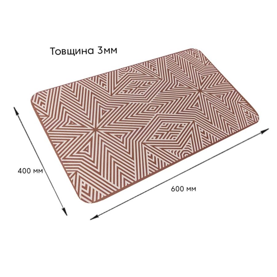 Влагопоглощающий коврик 40x60CMx3MM(D) SW-00002554