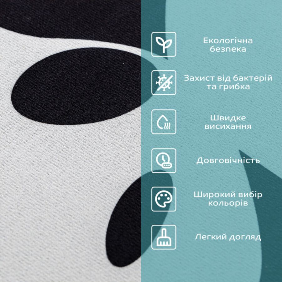 Влагопоглощающий коврик Панда 40x60CMx3MM(D) SW-00002563