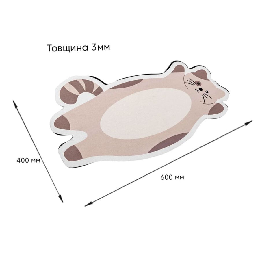 Влагопоглощающий коврик Котик 40x60CMx3MM(D) SW-00002564