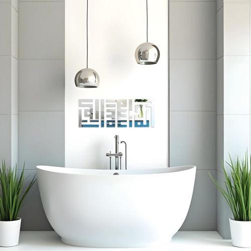 Зеркальный декор акриловый самоклеющийся серебро, 9шт (D) SW-00002498