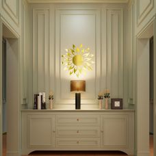 Зеркальный декор акриловый самоклеющийся золото, 27шт (D) SW-00002503