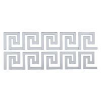 Зеркальный декор акриловый самоклеющийся серебро,10шт(D) SW-00002506