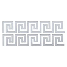 Зеркальный декор акриловый самоклеющийся серебро,10шт(D) SW-00002506