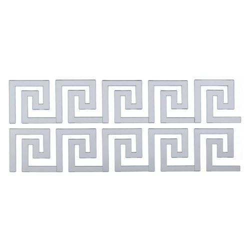 Зеркальный декор акриловый самоклеющийся серебро,10шт(D) SW-00002506