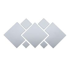 Зеркальный декор акриловый самоклеющийся серебро, 7шт (D) SW-00002508