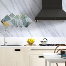 Зеркальный декор акриловый самоклеющийся серебро, 7шт (D) SW-00002508