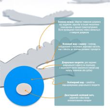Зеркальный декор акриловый самоклеющийся Птицы серебро, 6шт (D) SW-00002520