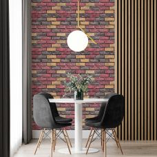 Обои самоклеющиеся красный екатериновлавский кирпич 2800*500*2мм (D) SW-00001944