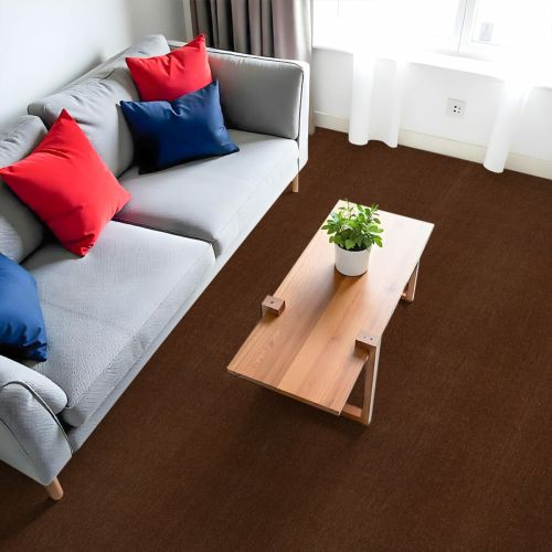 Самоклеящаяся плитка под ковролин в рулоне коричневый 600*3000мм SW-00002586