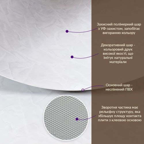 Декоративная ПВХ плита 1,22м х 2,44м х 3мм SW-00002596