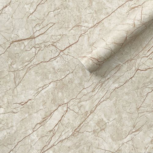 Самоклеющаяся пленка 0,45х10м х 0,07мм Бежевый мрамор классический SW-00001277