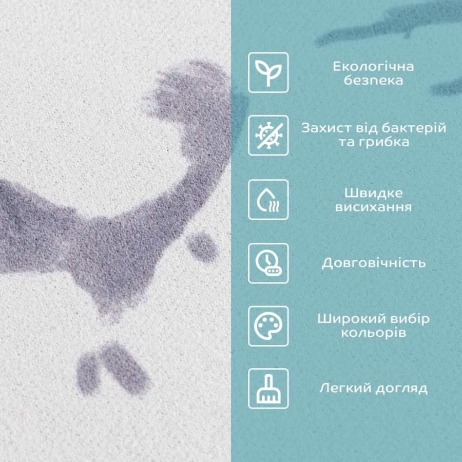 Влагопоглощающий коврик 50х80х3мм SW-00001890