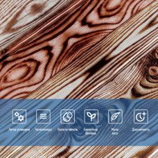 Панель стеновая 700х700х3мм Красное дерево SW-00001896