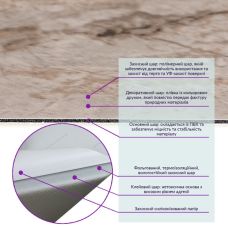Самоклеющаяся виниловая плитка 600х300х1,5мм, цена за 1 шт. (СВП-116) Матовая SW-00000505