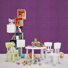 016-3 Панель стеновая 3D 700х770х3мм (кирпич) Фиолетовый SW-00003248