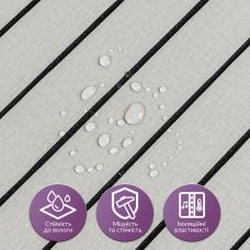 Покрытие виниловое самоклеющееся 3D рейки 600х600х2,8мм SW-00003242