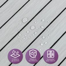 Покрытие виниловое самоклеющееся 3D рейки 600х600х2,8мм SW-00003243