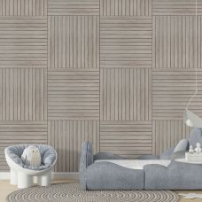 Покрытие виниловое самоклеющееся 3D рейки 600х600х2,8мм SW-00003244