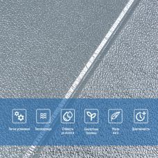 Панель 3D 700х700х4мм Серебряный квадрат SW-00003257