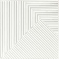 Панель стеновая 500х500х5мм 3D Бамбук Белый SW-00002877