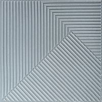 Панель стеновая 3D 500х500х5мм Бамбук Серый SW-00002878