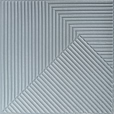 Панель стеновая 3D 500х500х5мм Бамбук Серый SW-00002878