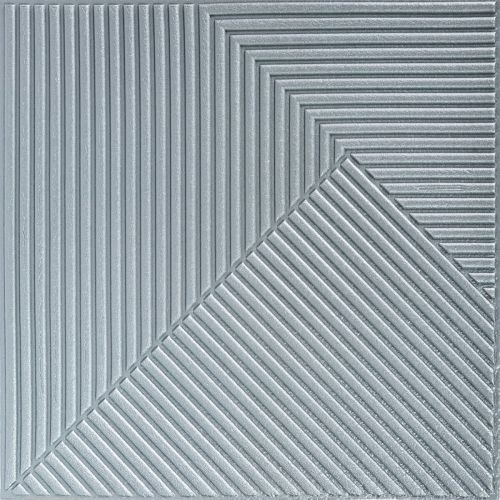 Панель стеновая 3D 500х500х5мм Бамбук Серый SW-00002878