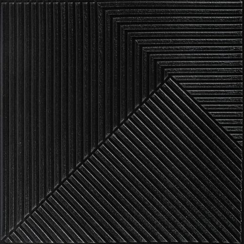 Панель стеновая 3D 500х500х5мм Бамбук Чёрный SW-00002881