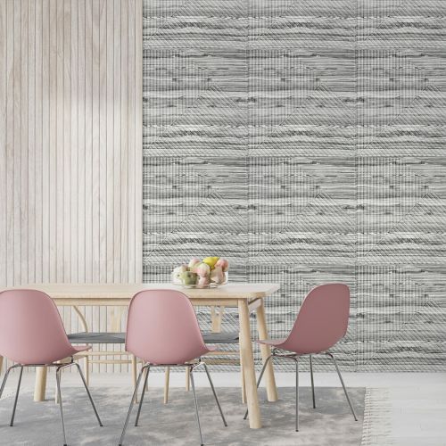 Панель стеновая 3D 500х500х5мм Бамбук Дерево Зебра SW-00002884