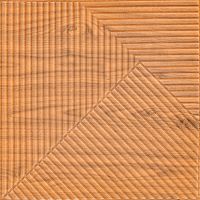 Панель стеновая 3D 500х500х5мм Бамбук Дерево Золото SW-00002885