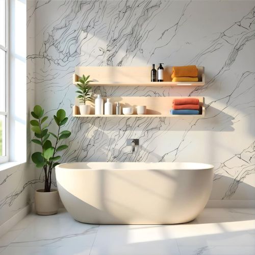 Самоклеящаяся стеновая PET плитка в рулоне 1200х3000х2мм SW-00002665