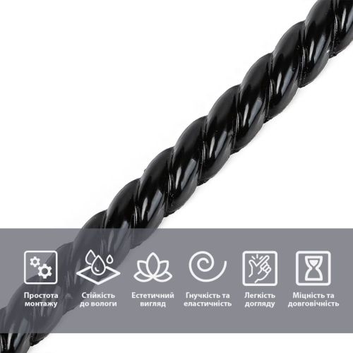 Молдинг 5000х10х7мм Чёрный SW-00002682