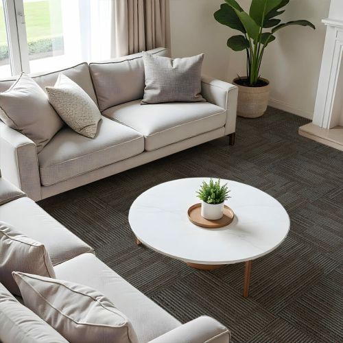 Плитка под ковролин без клеевого слоя 500х500х4мм Коричнево-серый SW-00002714