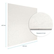 Самоклеящаяся гибкая штукатурка 600х600х2,5мм Белая SW-00002982