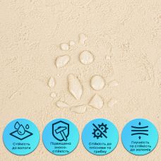 Самоклеящаяся гибкая штукатурка 600х600х2,5мм Бежевая SW-00002983