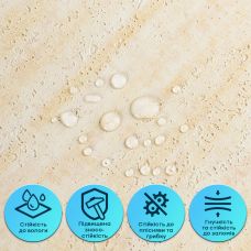 Самоклеящаяся гибкая штукатурка 600х600х2,5мм Песочный SW-00002985