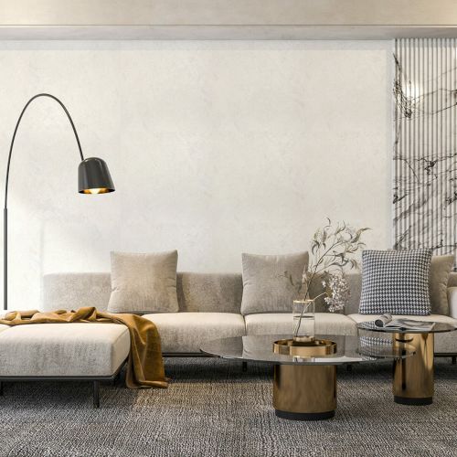 Декоративная плитка с эффектом штукатурки 600х3000х2,5мм Белая SW-00002990