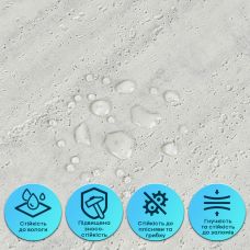 Самоклеящаяся гибкая штукатурка в рулоне 600х3000х2,5мм Светлый гранит SW-00002991