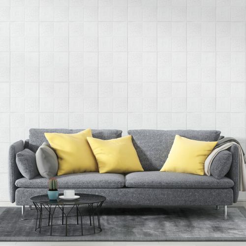 Панель декоративная 3D самоклеящаяся в рулоне, 280x70 см, вспененный полипропилен, фигуры, звукоизоляция