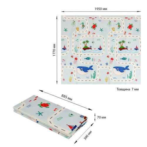 Коврик детский 177см х 195см х 7мм SW-00003036