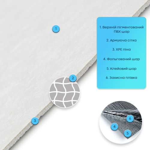 Самоклеящаяся гибкая шёлковая штукатурка в рулоне 600х3000х2,5мм Жемчужный-белый SW-00002999
