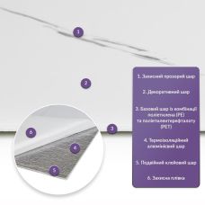 Самоклеящаяся стеновая PET плитка 600х300х2мм SW-00001679